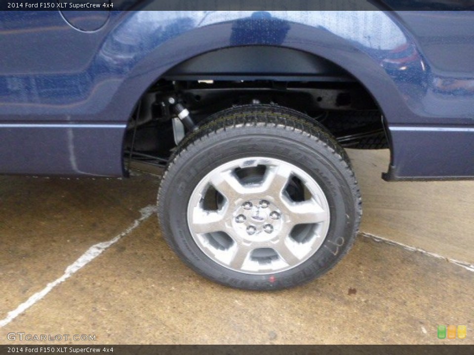 2014 Ford F150 XLT SuperCrew 4x4 Wheel and Tire Photo #88691025