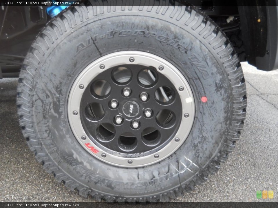 2014 Ford F150 SVT Raptor SuperCrew 4x4 Wheel and Tire Photo #88691934