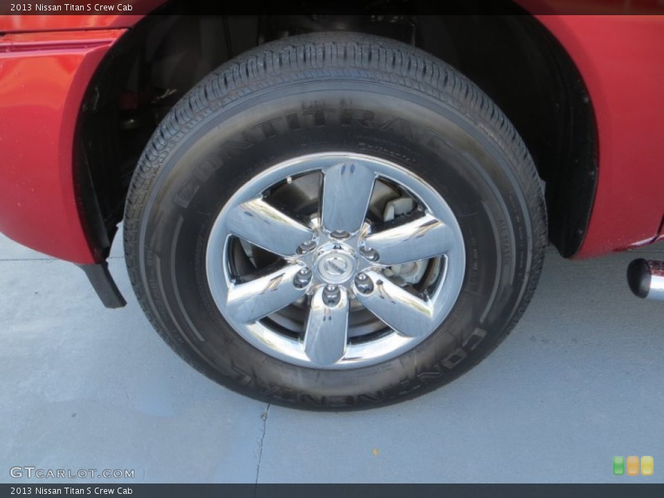2013 Nissan Titan S Crew Cab Wheel and Tire Photo #88710496