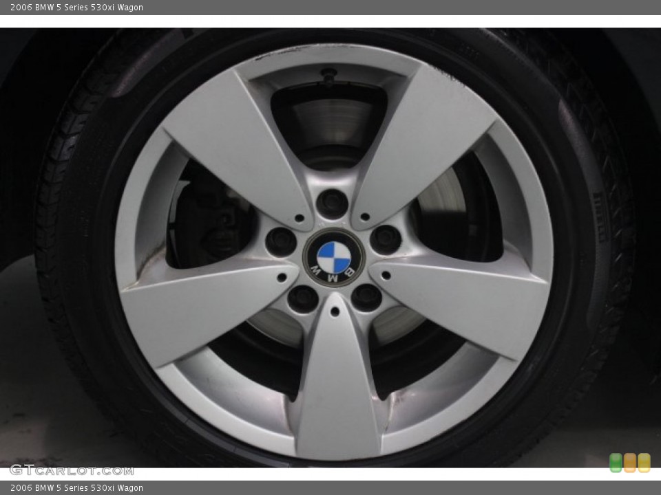 2006 BMW 5 Series 530xi Wagon Wheel and Tire Photo #88720180