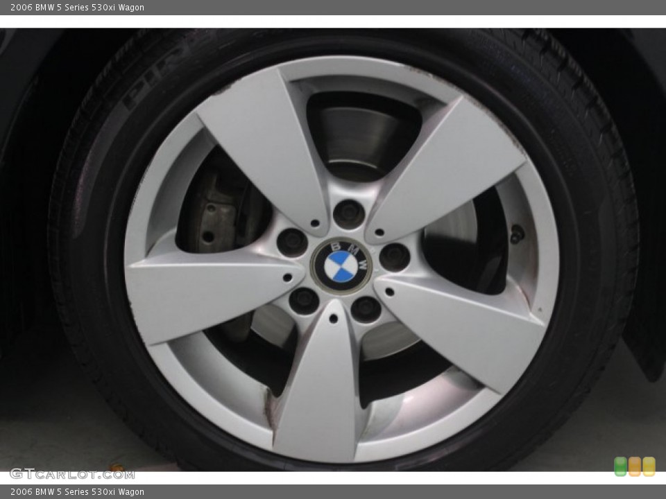 2006 BMW 5 Series 530xi Wagon Wheel and Tire Photo #88720192