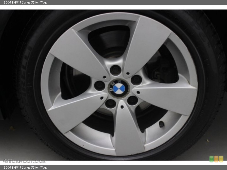 2006 BMW 5 Series 530xi Wagon Wheel and Tire Photo #88720201