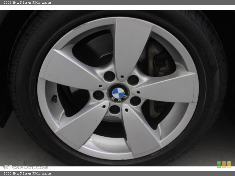 2006 BMW 5 Series 530xi Wagon Wheel and Tire Photo #88720216