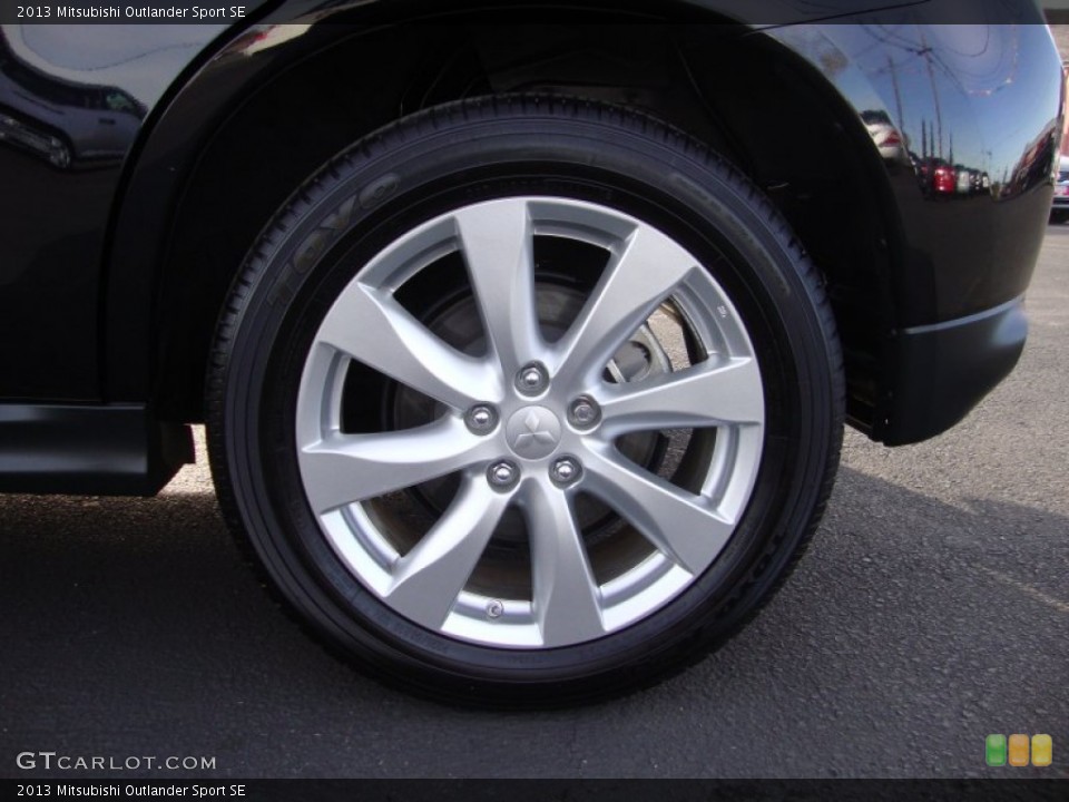 2013 Mitsubishi Outlander Sport SE Wheel and Tire Photo #88732086