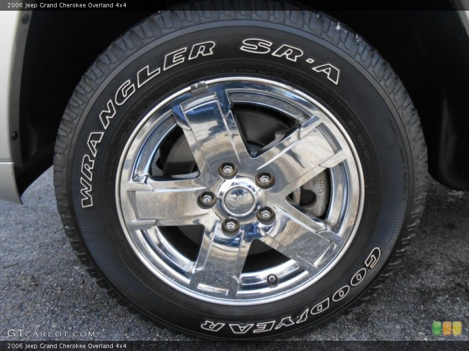 2006 Jeep Grand Cherokee Overland 4x4 Wheel and Tire Photo #88735767