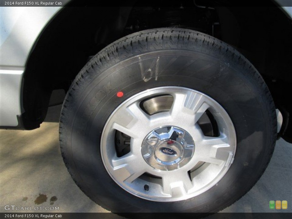2014 Ford F150 XL Regular Cab Wheel and Tire Photo #88738374