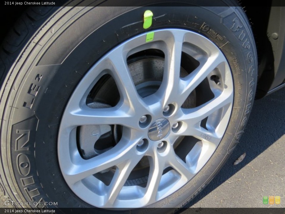 2014 Jeep Cherokee Latitude Wheel and Tire Photo #88742547