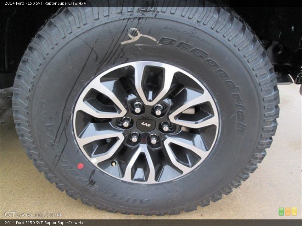 2014 Ford F150 SVT Raptor SuperCrew 4x4 Wheel and Tire Photo #88744755