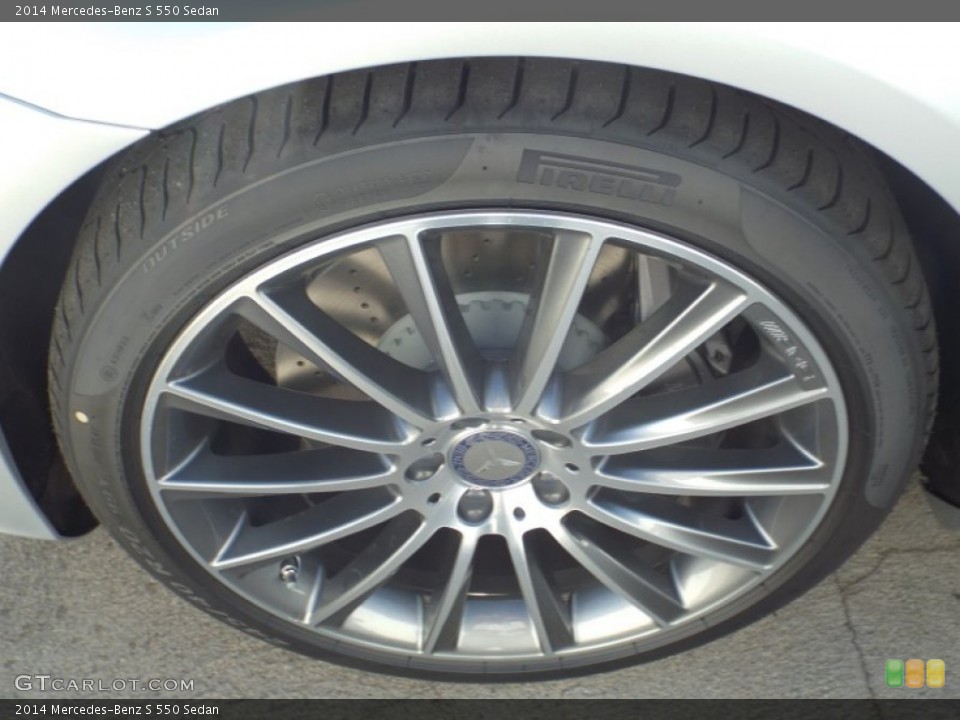 2014 Mercedes-Benz S 550 Sedan Wheel and Tire Photo #88757847