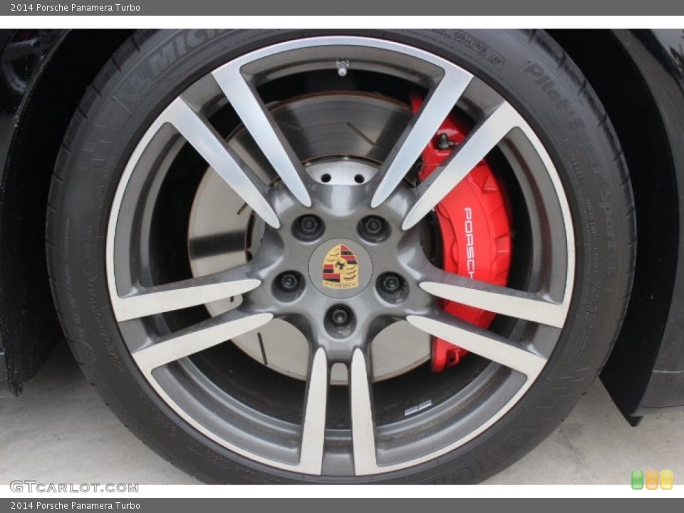 2014 Porsche Panamera Turbo Wheel and Tire Photo #88759248