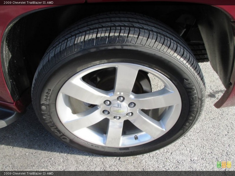 2009 Chevrolet TrailBlazer SS AWD Wheel and Tire Photo #88760199