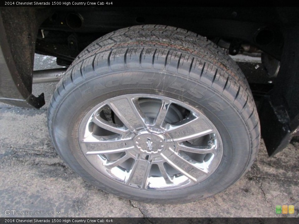 2014 Chevrolet Silverado 1500 High Country Crew Cab 4x4 Wheel and Tire Photo #88762623
