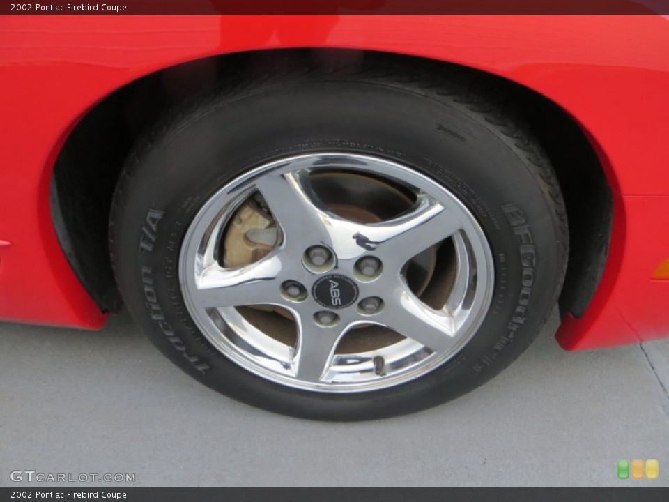 2002 Pontiac Firebird Coupe Wheel and Tire Photo #88771763