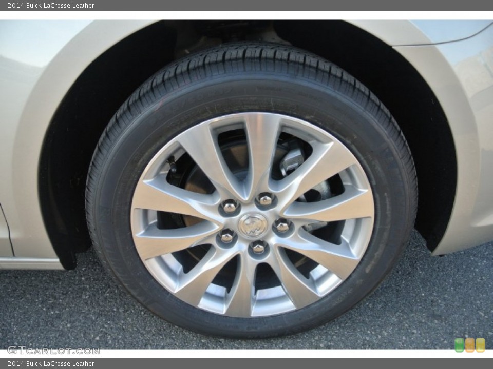 2014 Buick LaCrosse Leather Wheel and Tire Photo #88776671