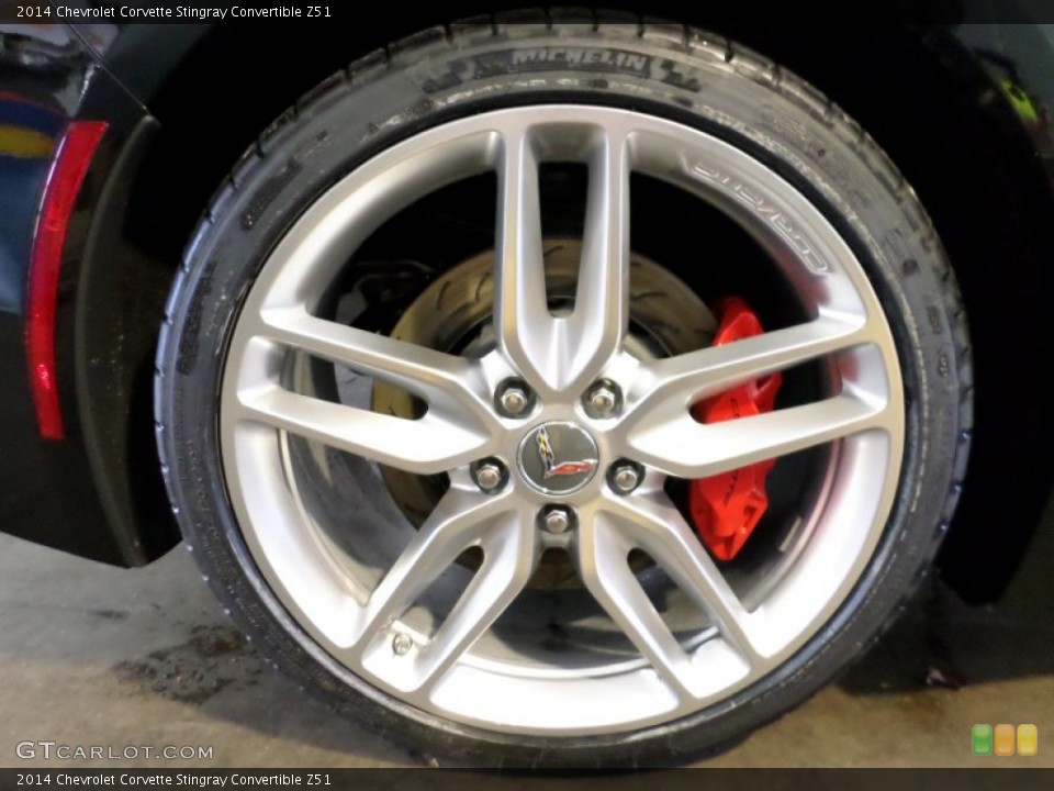 2014 Chevrolet Corvette Stingray Convertible Z51 Wheel and Tire Photo #88787168
