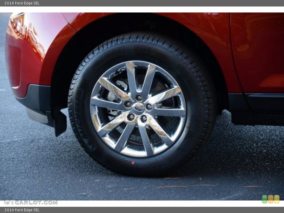2014 Ford Edge SEL Wheel and Tire Photo #88788230