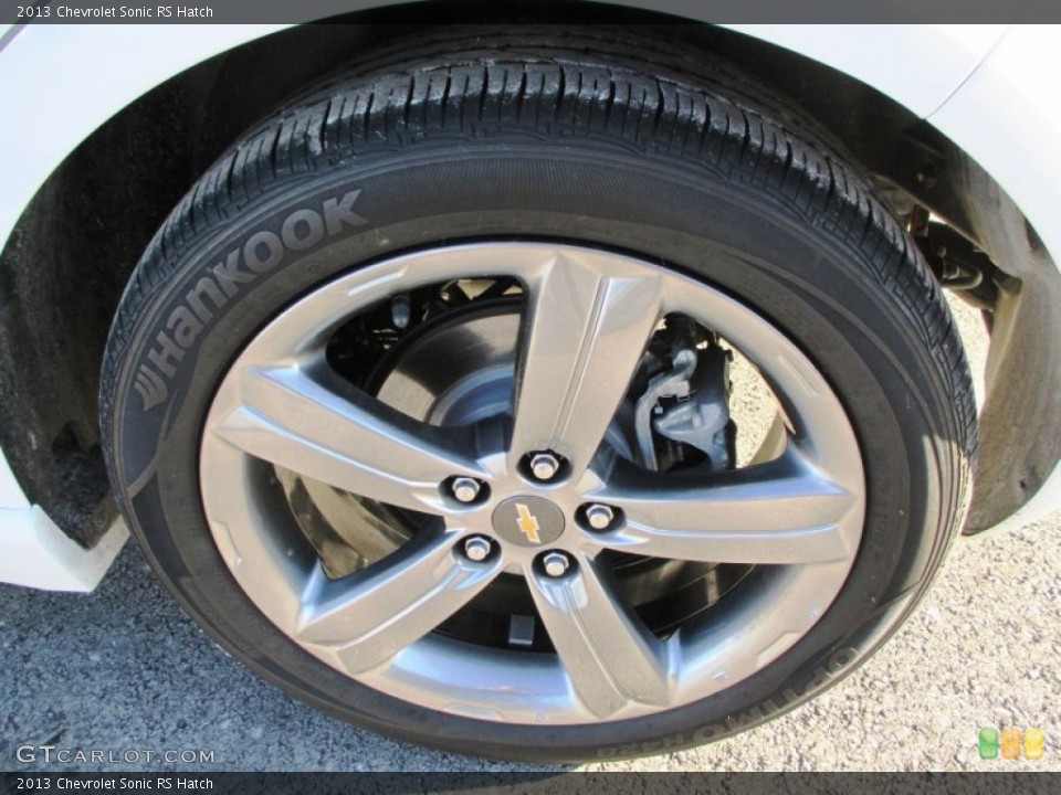 2013 Chevrolet Sonic RS Hatch Wheel and Tire Photo #88791869