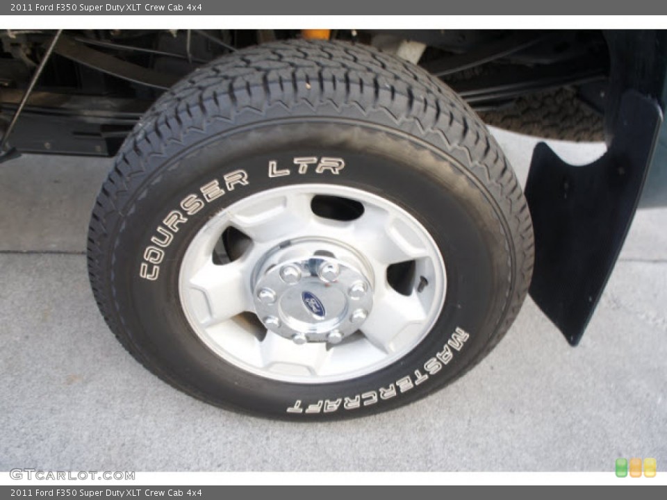 2011 Ford F350 Super Duty XLT Crew Cab 4x4 Wheel and Tire Photo #88795169