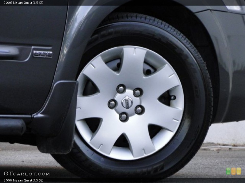 2006 Nissan Quest 3.5 SE Wheel and Tire Photo #88799534