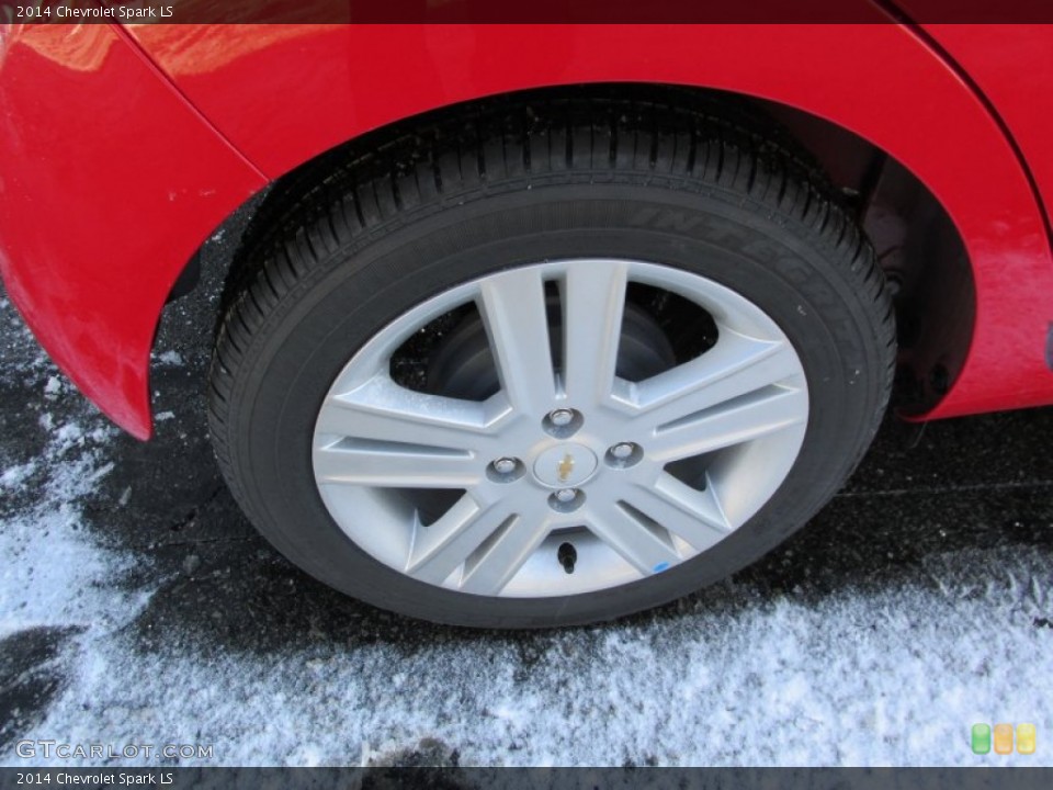 2014 Chevrolet Spark LS Wheel and Tire Photo #88801612
