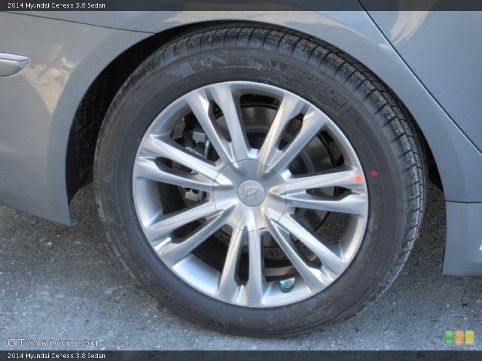2014 Hyundai Genesis 3.8 Sedan Wheel and Tire Photo #88816514