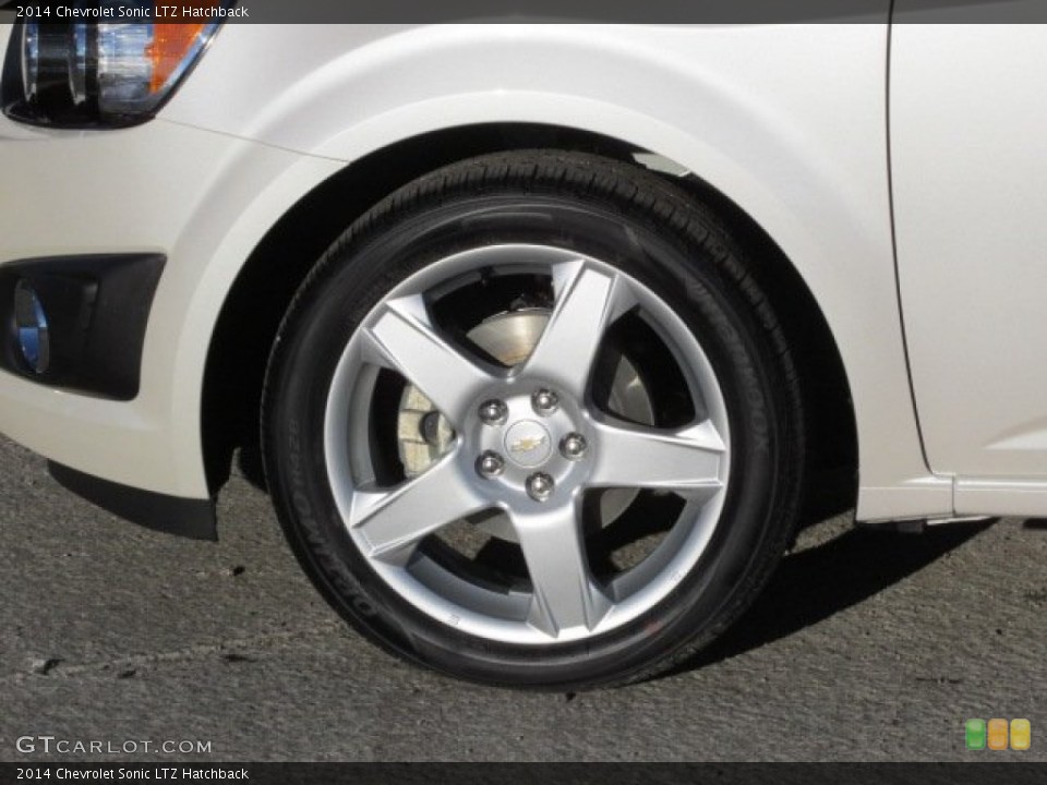 2014 Chevrolet Sonic LTZ Hatchback Wheel and Tire Photo #88829567
