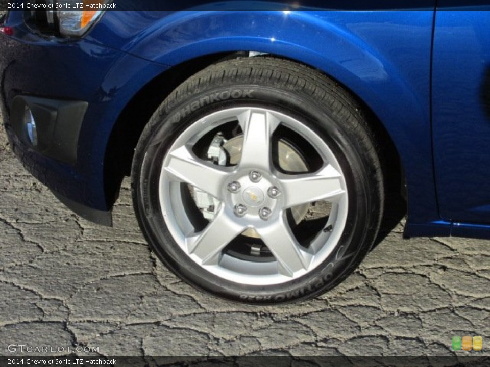 2014 Chevrolet Sonic LTZ Hatchback Wheel and Tire Photo #88830922
