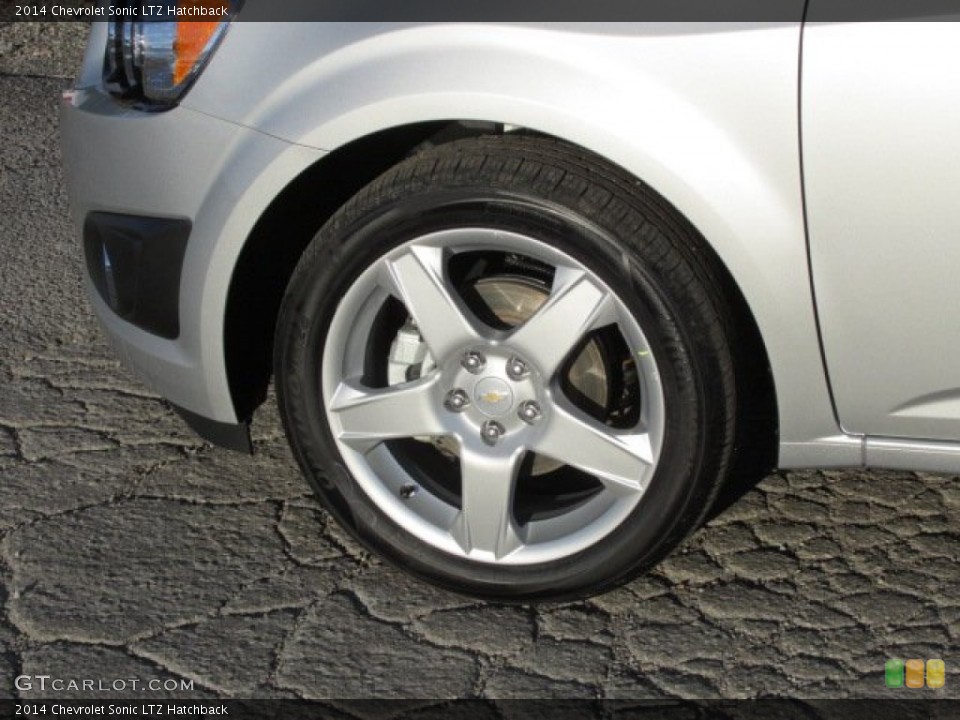 2014 Chevrolet Sonic LTZ Hatchback Wheel and Tire Photo #88831363