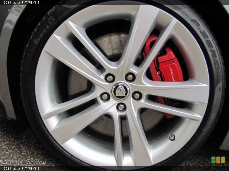2014 Jaguar F-TYPE V8 S Wheel and Tire Photo #88845388
