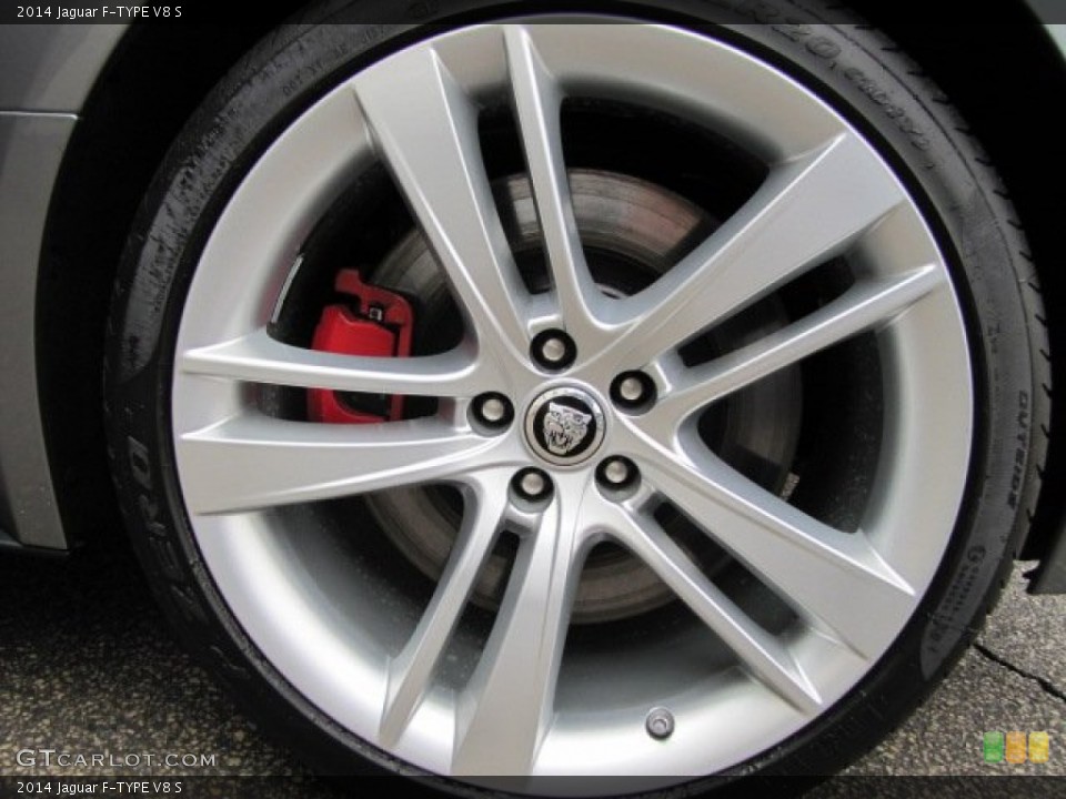 2014 Jaguar F-TYPE V8 S Wheel and Tire Photo #88845406