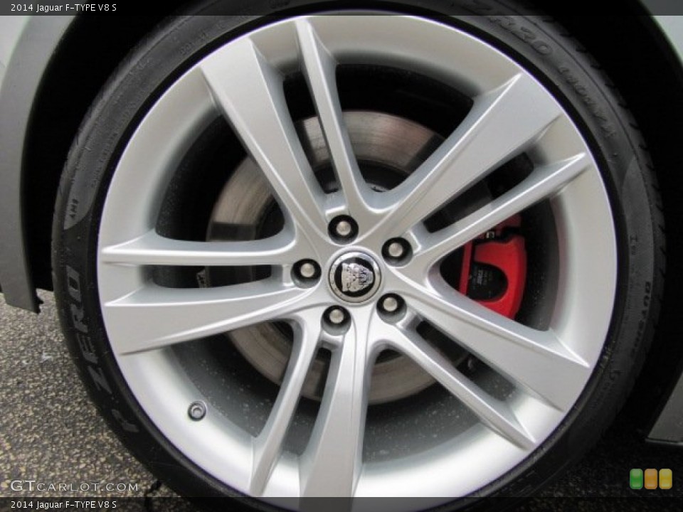 2014 Jaguar F-TYPE V8 S Wheel and Tire Photo #88845442