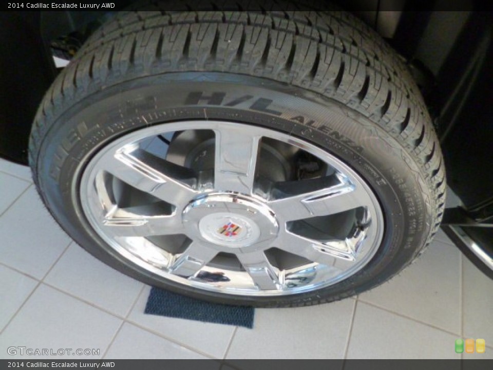 2014 Cadillac Escalade Luxury AWD Wheel and Tire Photo #88845634