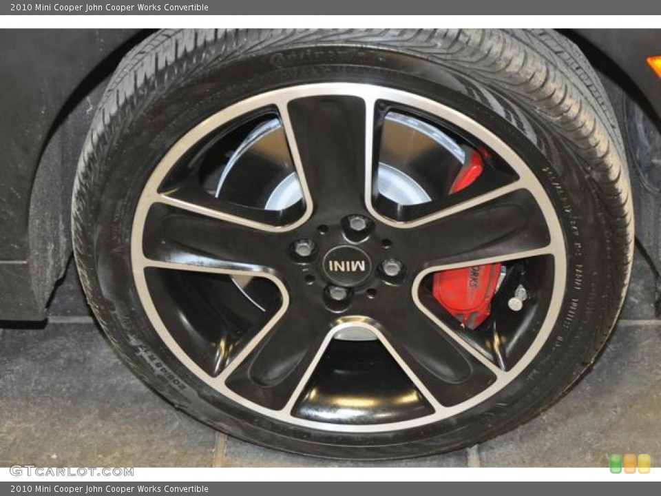 2010 Mini Cooper John Cooper Works Convertible Wheel and Tire Photo #88848124