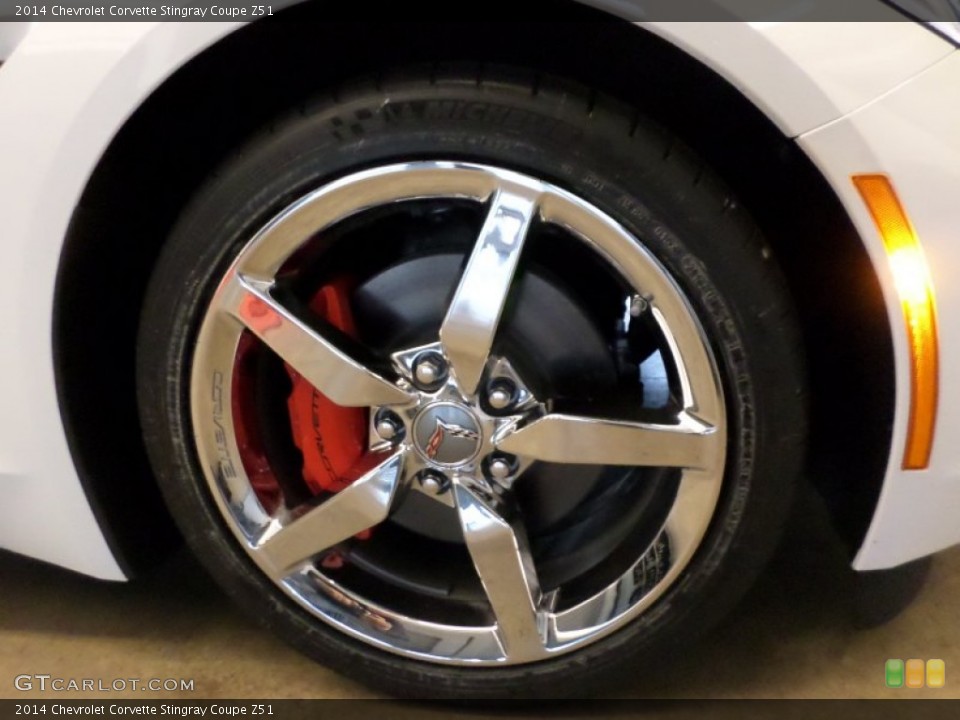 2014 Chevrolet Corvette Stingray Coupe Z51 Wheel and Tire Photo #88866444