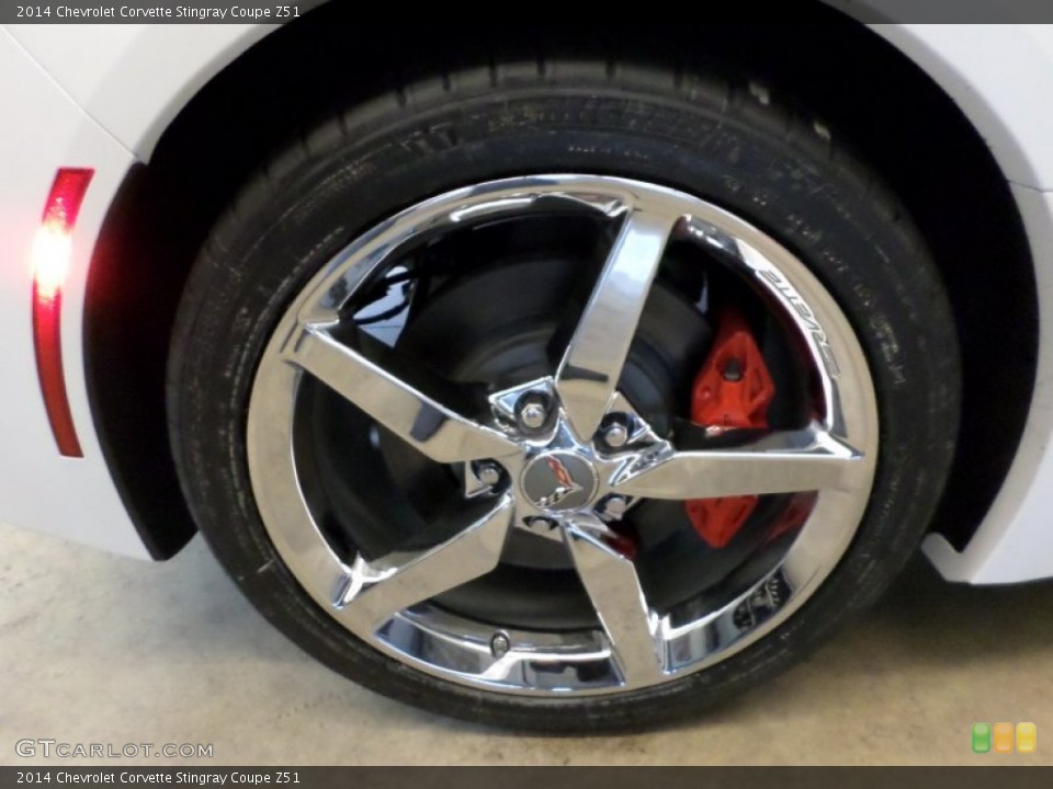 2014 Chevrolet Corvette Stingray Coupe Z51 Wheel and Tire Photo #88866471