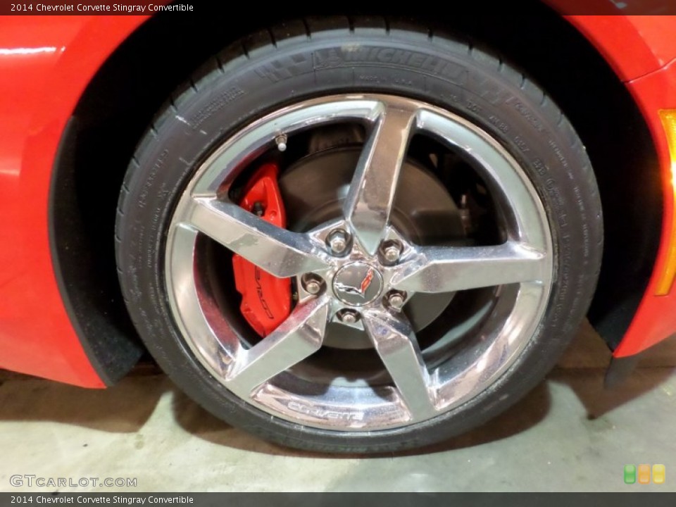 2014 Chevrolet Corvette Stingray Convertible Wheel and Tire Photo #88867419