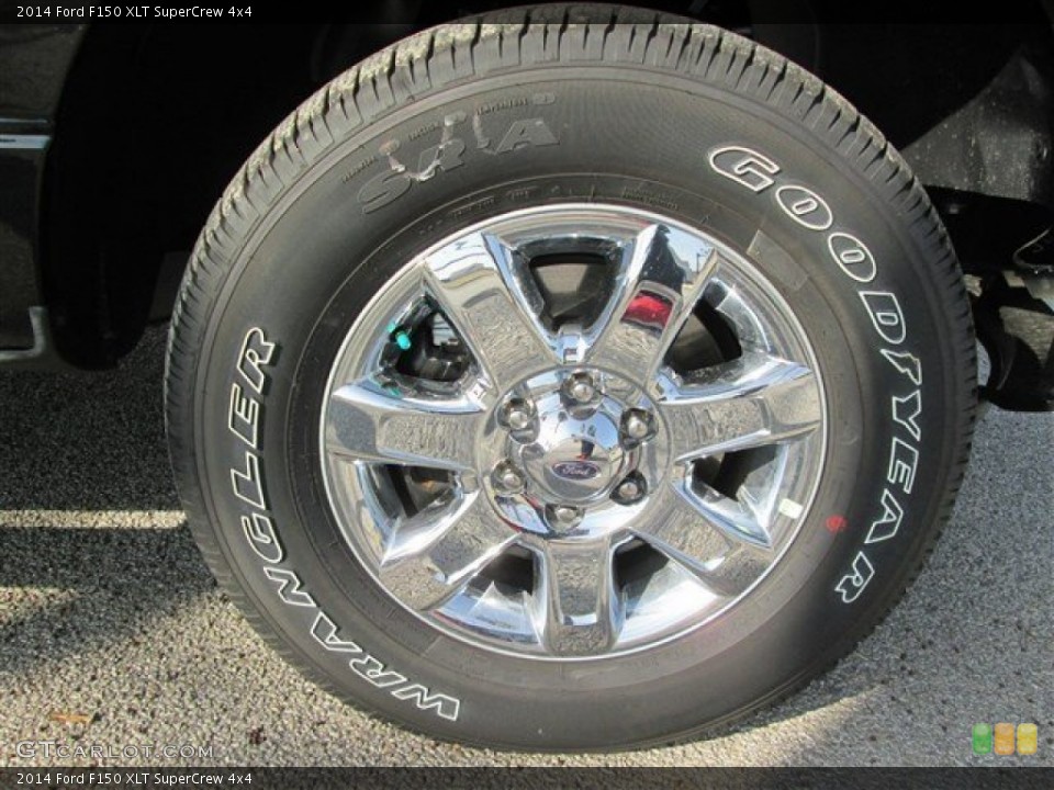 2014 Ford F150 XLT SuperCrew 4x4 Wheel and Tire Photo #88876542