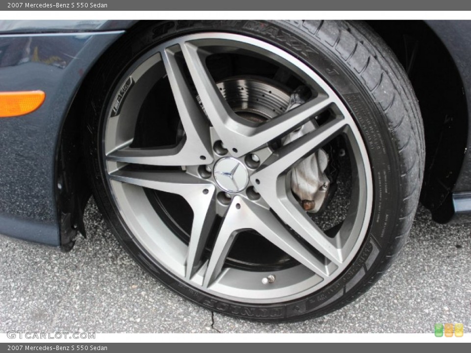 2007 Mercedes-Benz S 550 Sedan Wheel and Tire Photo #88877745