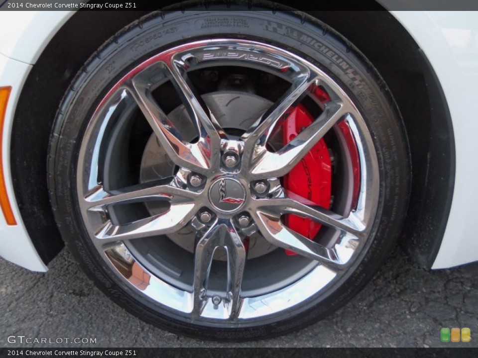 2014 Chevrolet Corvette Stingray Coupe Z51 Wheel and Tire Photo #88880124