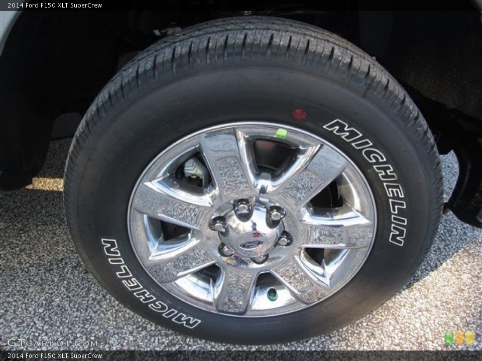2014 Ford F150 XLT SuperCrew Wheel and Tire Photo #88887526