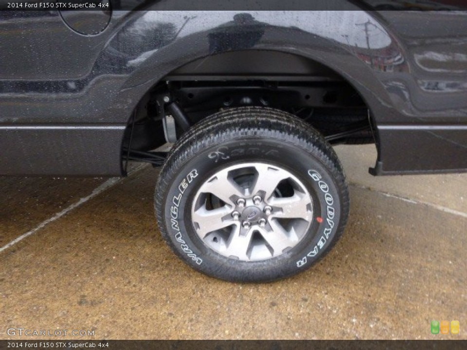 2014 Ford F150 STX SuperCab 4x4 Wheel and Tire Photo #88903143