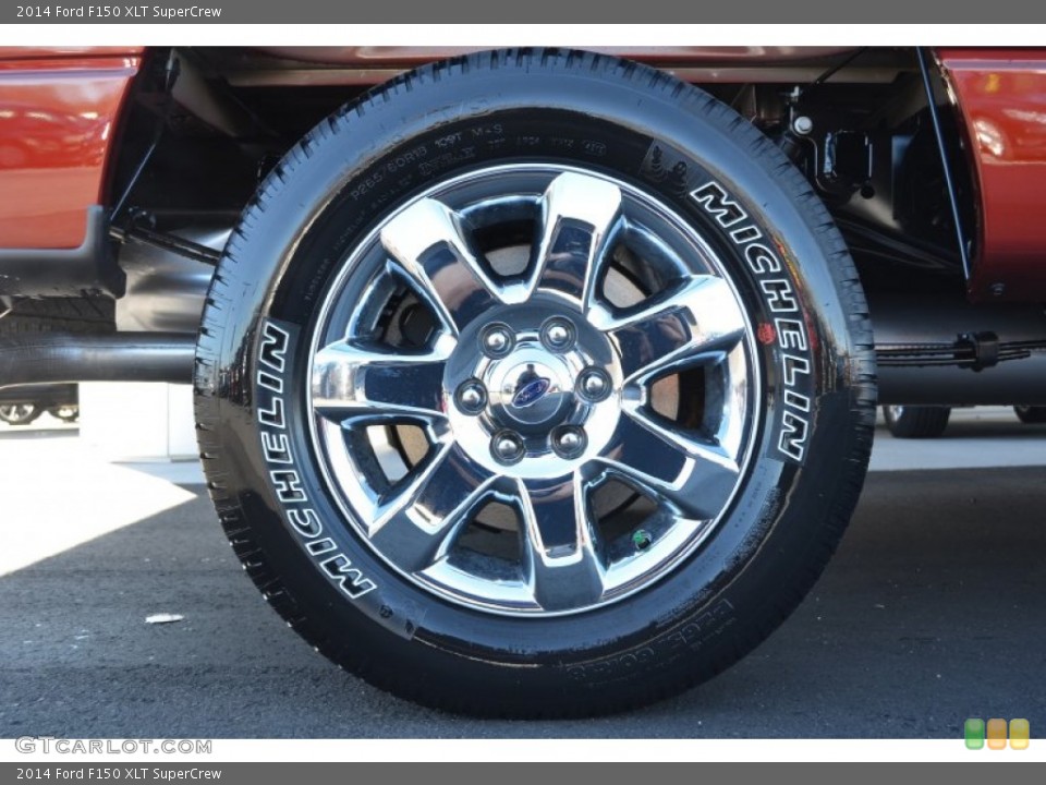 2014 Ford F150 XLT SuperCrew Wheel and Tire Photo #88908042