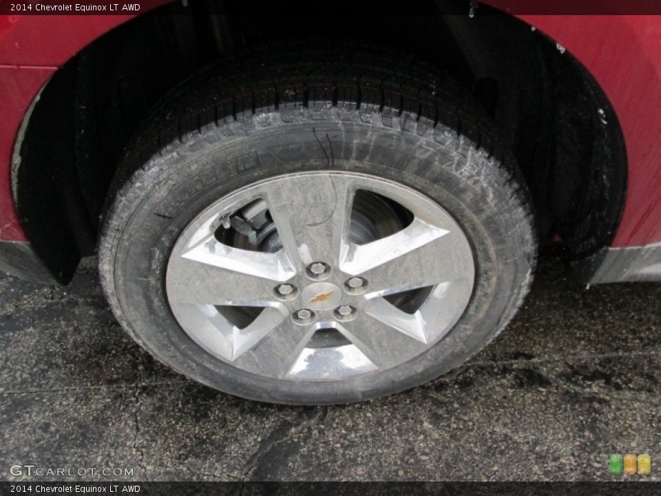 2014 Chevrolet Equinox LT AWD Wheel and Tire Photo #88910190