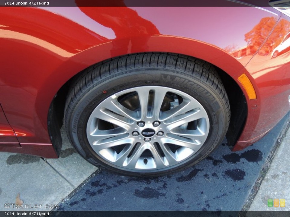 2014 Lincoln MKZ Hybrid Wheel and Tire Photo #88923509