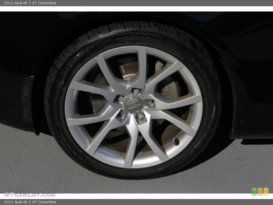 2011 Audi A5 2.0T Convertible Wheel and Tire Photo #88925321