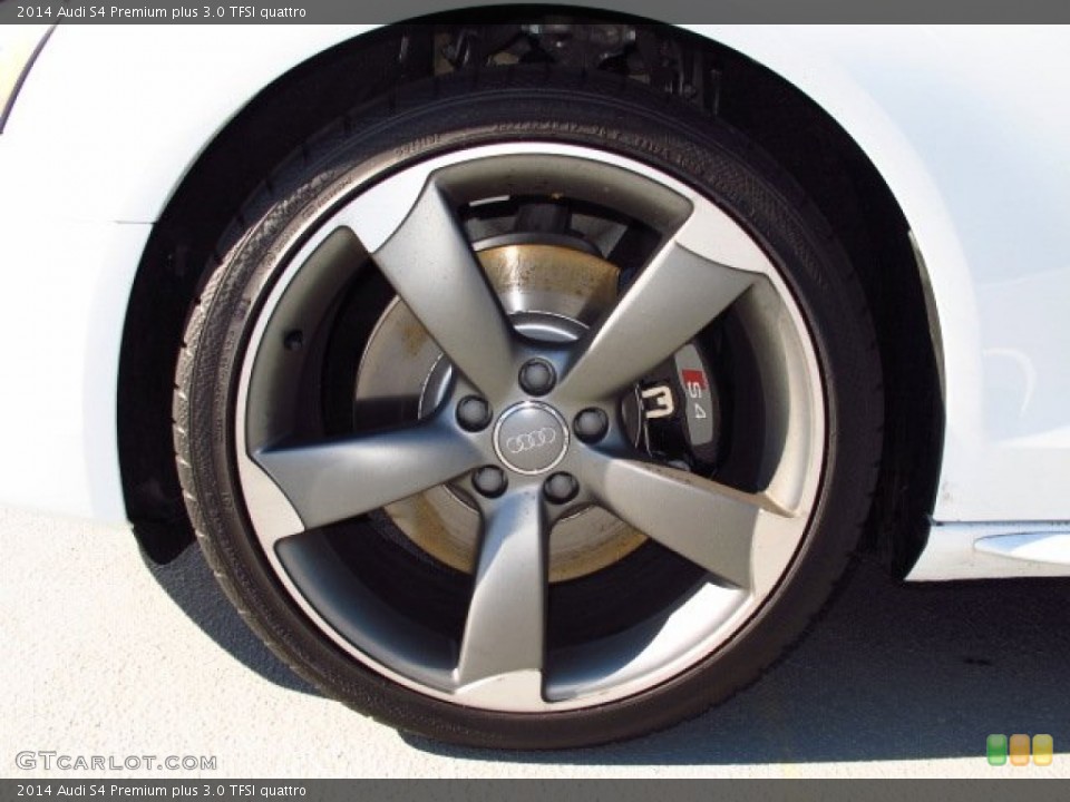 2014 Audi S4 Premium plus 3.0 TFSI quattro Wheel and Tire Photo #88930084