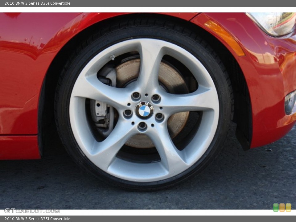 2010 BMW 3 Series 335i Convertible Wheel and Tire Photo #88936316