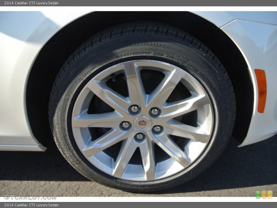 2014 Cadillac CTS Luxury Sedan Wheel and Tire Photo #88936874