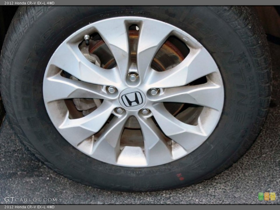2012 Honda CR-V EX-L 4WD Wheel and Tire Photo #88947224