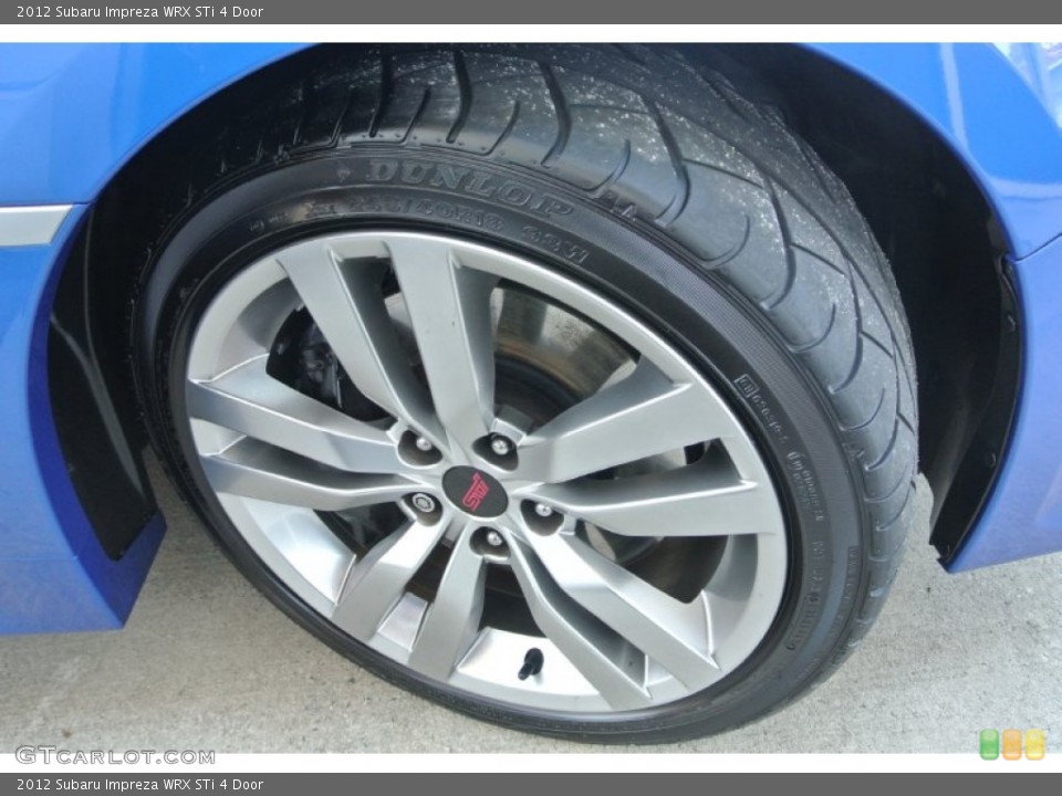 2012 Subaru Impreza WRX STi 4 Door Wheel and Tire Photo #88949438